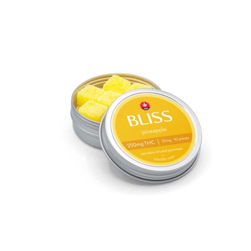BLISS – Infused Gummies (PINEAPPLE  – 250MG) - Image 2