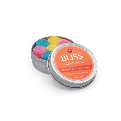 BLISS – Infused Gummies (TROPICAL ASSORTED – 375MG) - Image 2