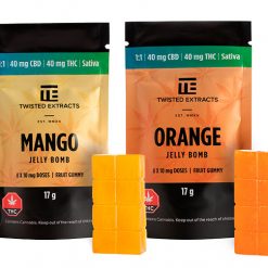 Twisted Extracts – Jelly Bombs (Sativa 1:1 – 80MG)